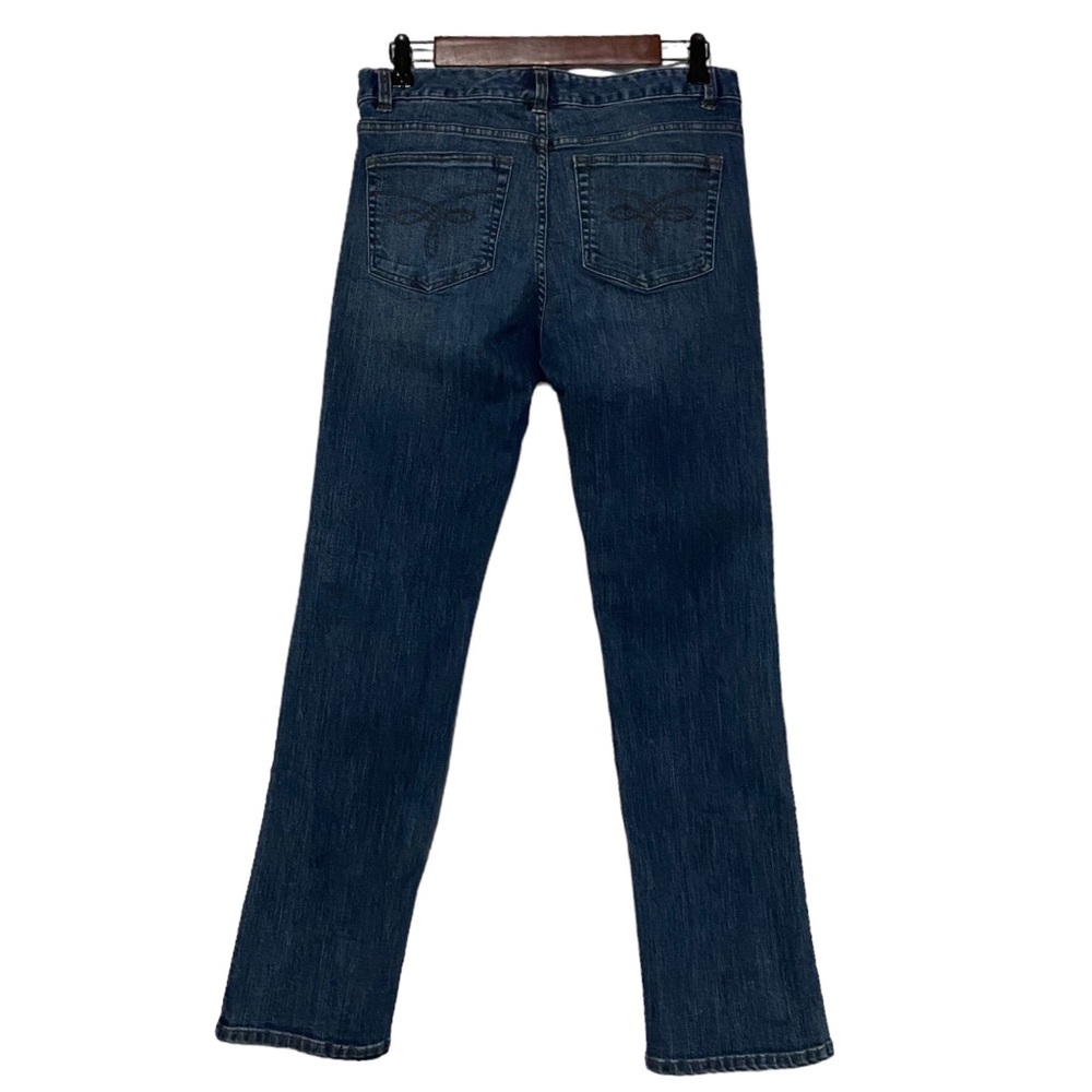 Vintage Chaps Womens Petite Mid Rise Denim Jeans Blue - Picture 10 of 13
